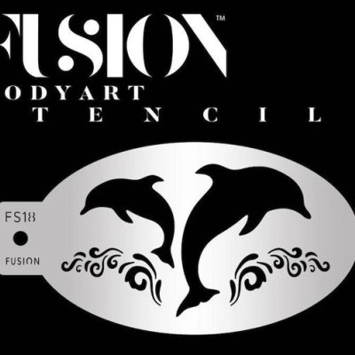 Fusion Stencils, Dancing Dolphin (FS18)